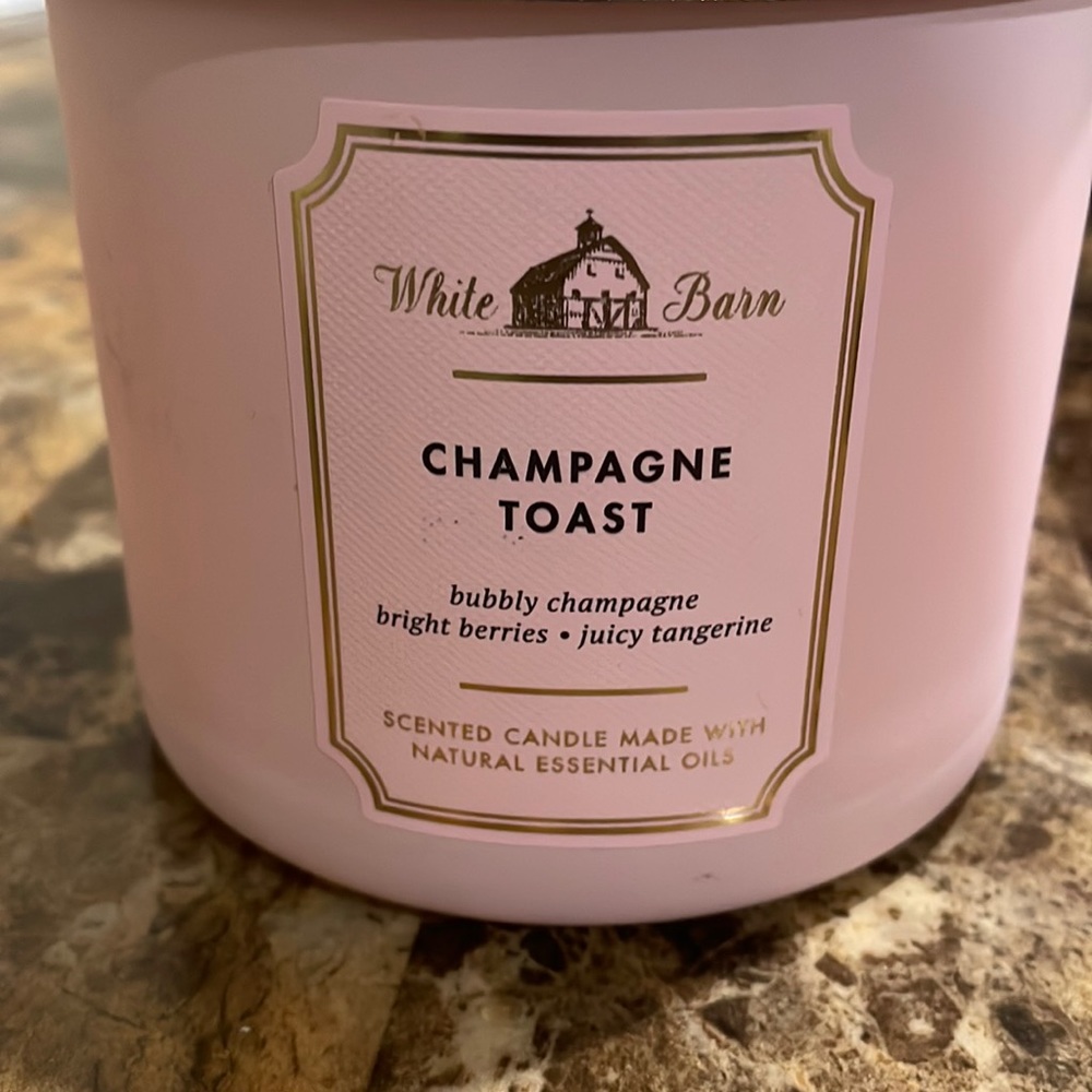 Champagne Toast Candle